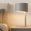 Lampada da comodino moderna grigio per camera da letto