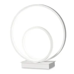 Lampada da comodino moderna led 23w 3000k oz tl bianco ideal lux