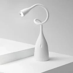 Lampada da scrivania cameretta gea luce gls bianca orientabile led 3000k