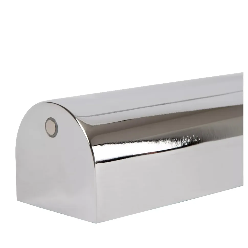 Lampada da scrivania design moderno cromo nero led 2700k dimmerabile