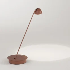 Lampada da scrivania design moderna terracotta lyra perenz led cct