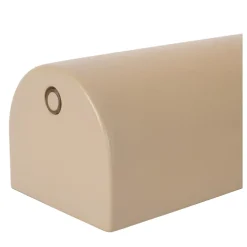 Lampada da scrivania design moderna tortora led 2700k dimmerabile