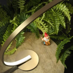 Lampada da scrivania design moderna oro led 12w 3000k iole gea luce