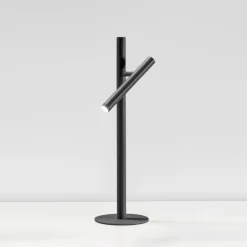 Lampada da scrivania gea luce gls led 3000k dimmerabile orientabile nera