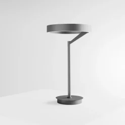Lampada da scrivania gea luce criseide nera led 3000k per soggiorno