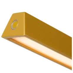 Lampada da scrivania giallo ocra design moderna