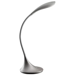 Lampada da scrivania grigio design moderna sonagli perenz