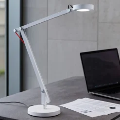 Lampada da scrivania moderna led 5w 3000k snodabile bianca