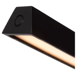 Lampada da scrivania nera design moderna sottile led 3w 2700k