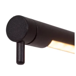 Lampada da scrivania nera moderna led 6,5w 2600k touch dimmer