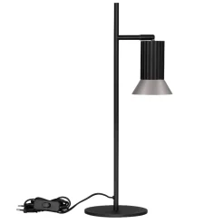 Lampada da scrivania nera orientabile minimal