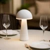Lampada da tavolo bianca portatile led ricaricabile per esterno