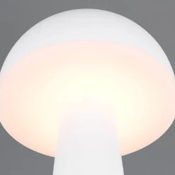 Lampada da tavolo bianca portatile led ricaricabile per esterno