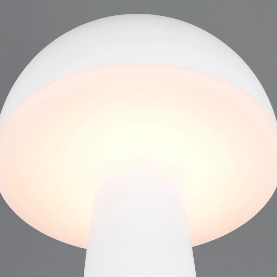 Lampada da tavolo bianca portatile led ricaricabile per esterno