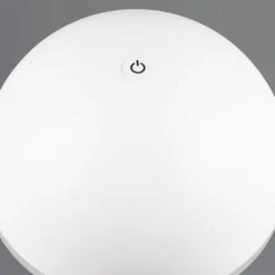 Lampada da tavolo bianca portatile led ricaricabile per esterno
