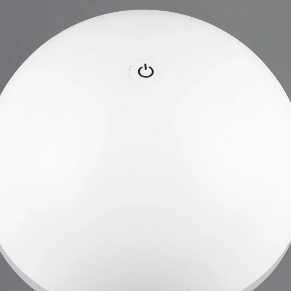 Lampada da tavolo bianca portatile led ricaricabile per esterno