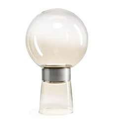 Lampada da tavolo in vetro miloox jotto design moderna