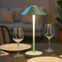 Lampada da tavolo salvia senza fili led 3w 3000k lt moon ondaluce fp