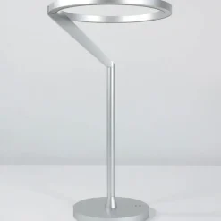 Lampada da tavolo titanio led 15w 3000k 4000k dimmerabile vivida meridiana