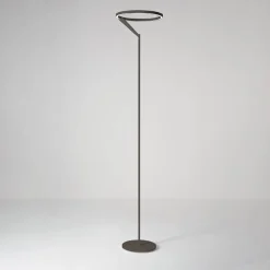 Lampada da terra bronzo moderna led 27w 3000k 4000k vivida meridiana