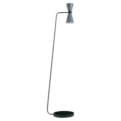 Lampada da terra dimmerabile grigio miloox graal 2 luci
