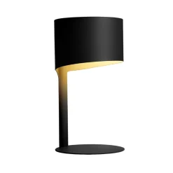 Lampada design moderna da comodino nera per camera da letto
