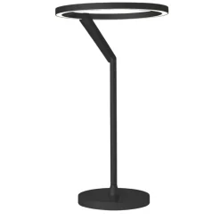 Lampada nera da tavolo meridiana led 15w 3000k 4000k dimmerabile vivida