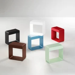 Lampada portatile abat jour linea light dama nero moderna
