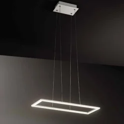 Lampadari moderni led 51w 3000k bianco particolare affralux quattro