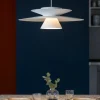Lampadario bianco design per tavolo sala da pranzo cucina moderna