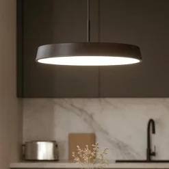 Lampadario da cucina moderna isyluce urban caffe' led 42w dimmerabile