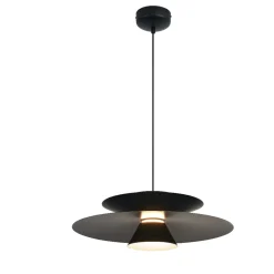 Lampadario design nero per tavolo da pranzo cucina moderna