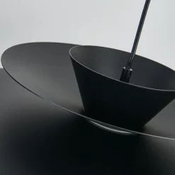 Lampadario design nero per tavolo da pranzo cucina moderna