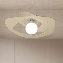 Lampadario per cucina 50cm moderna sabbia toplight warped