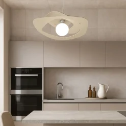Lampadario per cucina 50cm moderna sabbia toplight warped