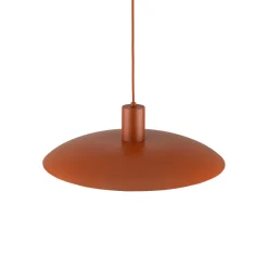 Lampadario piatto 41 cm a sospensione rosso mattone per cucina