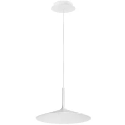 Lampadario poe plus bianca led 15w 3000k per cucina