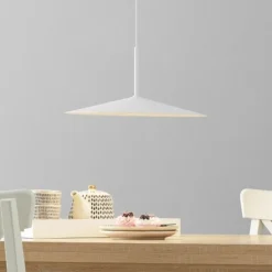 Lampadario poe plus bianca led 15w 3000k per cucina