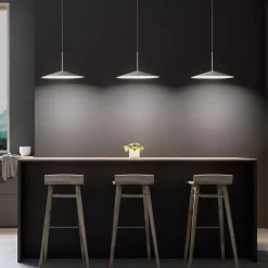Lampadario poe plus bianca led 15w 3000k per cucina