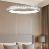 Lampadario anello per camera da letto effetto cristallo led 3000k