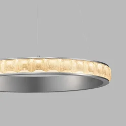Lampadario anello per camera da letto effetto cristallo led 3000k