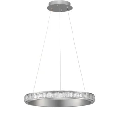 Lampadario anello per camera da letto effetto cristallo led 3000k