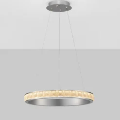 Lampadario anello per camera da letto effetto cristallo led 3000k