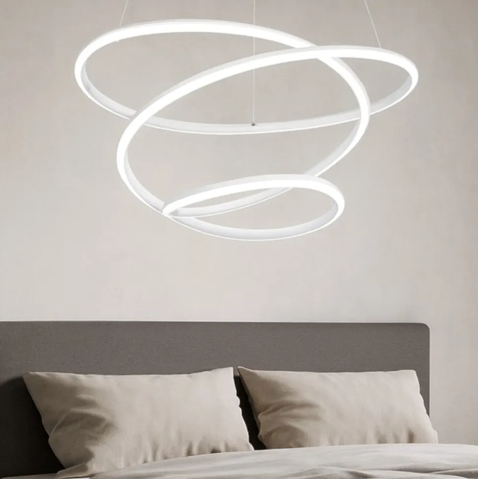Lampadario bianco 36w per camera da letto 36w 4000k dimmerabile