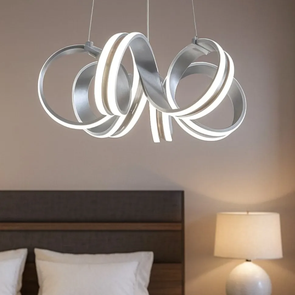 Lampadario camera da letto led 38w 3000k dimmerabile