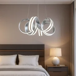 Lampadario camera da letto led 38w 3000k dimmerabile