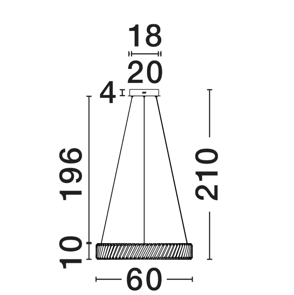Lampadario cerchio anello di cristallo per camera da letto contemporanea