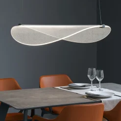 Lampadario moderno diphy stilnovo led 3000k design originale