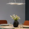 Lampadario moderno led bianco affralux flet