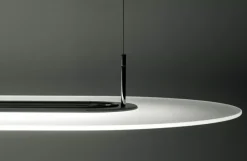 Lampadario moderno led 47w dimmerabile per soggiorno stilnovo optiline